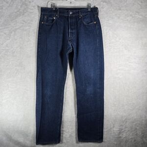 Levi's Made & Crafted 1980s 501 Selvedge Jeans Mens Size 36x30 Blue Denim